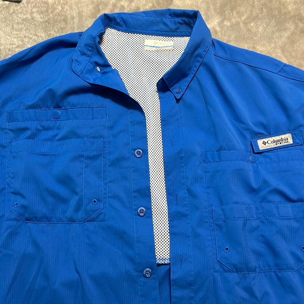 Columbia Men’s PFG fishing shirt size S